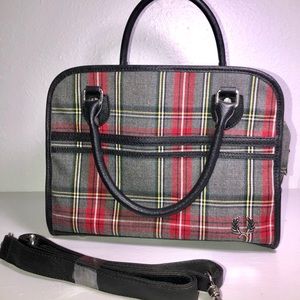 Fred Perry Plaid Purse